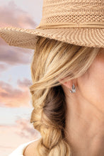 Load image into Gallery viewer, Feather Wisp Hoop Earrings