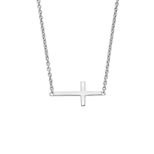 Load image into Gallery viewer, Tillie - Adult Sideways Cross Necklace