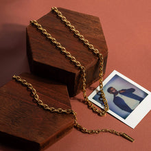 Load image into Gallery viewer, Stainless Steel Cable Link Bracelet - IP Gold Plated