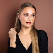 Load image into Gallery viewer, Square Cut Aquamarine Blue Coloured Ring