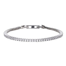 Load image into Gallery viewer, Fine Claw Set Zirconia Tennis Bracelet