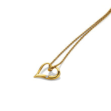Load image into Gallery viewer, HD X Golden Edit Delicate Pointed Twist Heart Pendant