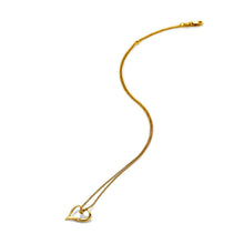 Load image into Gallery viewer, HD X Golden Edit Delicate Pointed Twist Heart Pendant