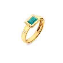 Load image into Gallery viewer, HDXGEM Rectangle Ring - Turquoise