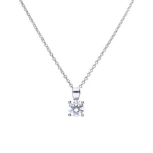 Load image into Gallery viewer, Four Claw Set 0.75ct Solitaire Pendant