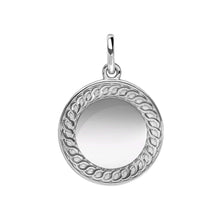 Load image into Gallery viewer, Round Chain Texture Pendant