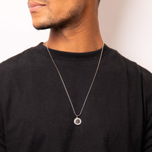Load image into Gallery viewer, Round Chain Texture Pendant