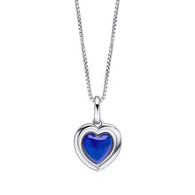 Load image into Gallery viewer, Heart Shape Mood Stone Pendant With Diamond