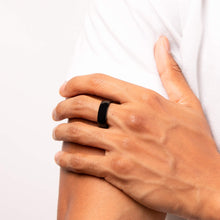 Load image into Gallery viewer, Black Plated Tungsten Ring