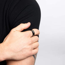 Load image into Gallery viewer, Tungsten Ring with IP Black Plating