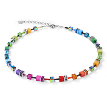Load image into Gallery viewer, GeoCUBE® Necklace Multicolour Rainbow
