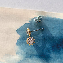 Load image into Gallery viewer, Revival Céleste Small Sun Stud Earrings