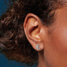Load image into Gallery viewer, Revival Céleste Small Crescent Moon Stud Earrings
