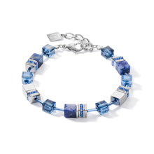Load image into Gallery viewer, GeoCUBE® Bracelet Sodalite & Haematite Blue