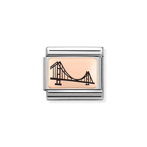 Composable Classic Link Humber Bridge On Bonded Rose Gold