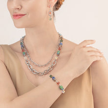 Load image into Gallery viewer, Necklace GeoCUBE® Statement Precious Chunky Chain Multi-Wear 35 Multi-Colour