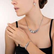 Load image into Gallery viewer, Necklace GeoCUBE® Cluster Silver-Rose Gold