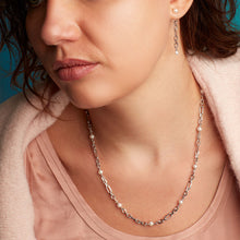 Load image into Gallery viewer, Revival Astoria Figaro Pearl Chain Link Drop Earrings