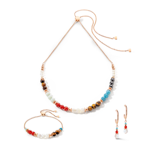 Harmony Precious & Slider Closure Bracelet Multicolour Boho