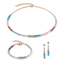 Load image into Gallery viewer, Princess Precious Necklace Aqua-Lilac
