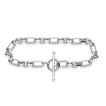 Load image into Gallery viewer, Revival Astoria Figaro Chain Link T-bar Bracelet