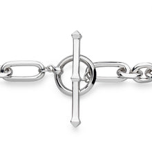 Load image into Gallery viewer, Revival Astoria Figaro Chain Link T-bar Bracelet