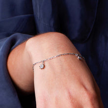 Load image into Gallery viewer, Céleste Golden Petite Charm Figaro Bracelet