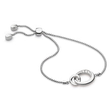 Load image into Gallery viewer, Bevel Cirque Link Pavé Toggle Bracelet