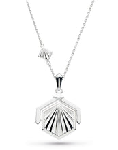 Load image into Gallery viewer, Revival Deco Hexagonal Spinner Necklace