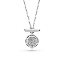 Load image into Gallery viewer, Revival Eclipse Lux Pavé Spinner T-Bar Style Necklace