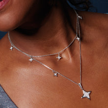 Load image into Gallery viewer, Revival Astoria Starburst Pavé Grand Star Necklace