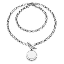 Load image into Gallery viewer, Revival Eclipse T-Bar Statement Spinner Necklace