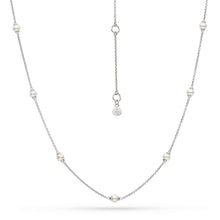 Load image into Gallery viewer, Astoria Pearl Station Necklace