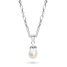 Load image into Gallery viewer, Astoria Glitz Pearl Figaro Necklace