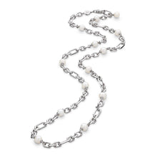 Load image into Gallery viewer, Revival Astoria Figaro Pearl Chain Link Multi Wear Station Necklace
