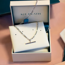 Load image into Gallery viewer, Revival Astoria Figaro Chain Link T-bar Style Necklace