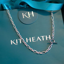 Load image into Gallery viewer, Revival Astoria Figaro Chain Link T-bar Necklace