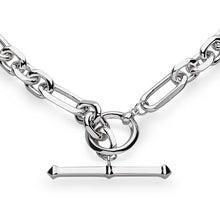 Load image into Gallery viewer, Revival Astoria Figaro Chain Link T-bar Necklace