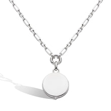 Load image into Gallery viewer, Revival Astoria Figaro Chain Link Locket Necklace