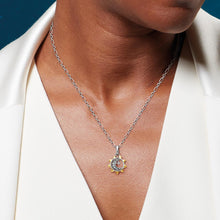 Load image into Gallery viewer, Revival Céleste Sun, Moon & Star Spinner Necklace