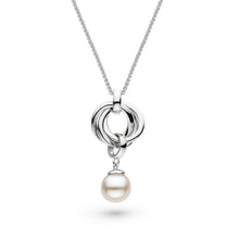Load image into Gallery viewer, Bevel Trilogy Pearl Necklace