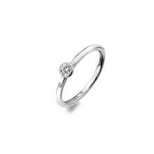 Load image into Gallery viewer, Tender White Topaz Solitaire Ring