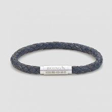 Load image into Gallery viewer, Blue Skinny Leather Bracelet