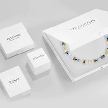 Load image into Gallery viewer, Earrings GeoCUBE® Statement Precious Chunky Chain Multi-Wear Grey-Beige