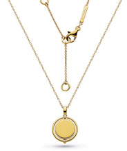 Load image into Gallery viewer, Revival Eclipse Gold Round Spinner Necklace