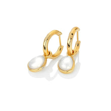 Load image into Gallery viewer, HD X Golden Edit Calm Mother Of Pearl Earrings