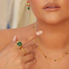 Load image into Gallery viewer, HD X Golden Edit Revive Malachite Ring