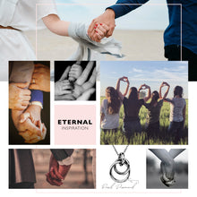 Load image into Gallery viewer, Eternal Earrings -  Rose Gold Plate Accents