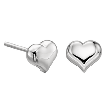 Load image into Gallery viewer, Freya – Medium Heart Stud Earrings
