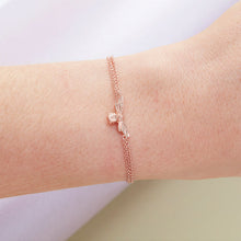 Load image into Gallery viewer, Lucky Bee Chain Bracelet Rose Gold